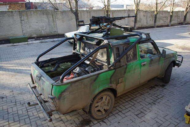Боевые машины, собранные в полевых условиях авто, военная техника, самоделки, украина