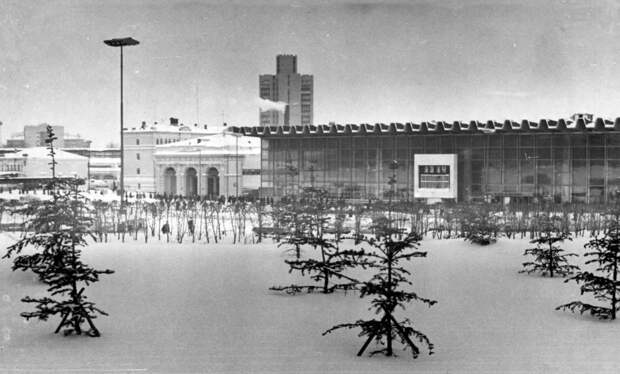 Курский вокзал. Фото 1965 года. интересное, москва, старые фото, фото