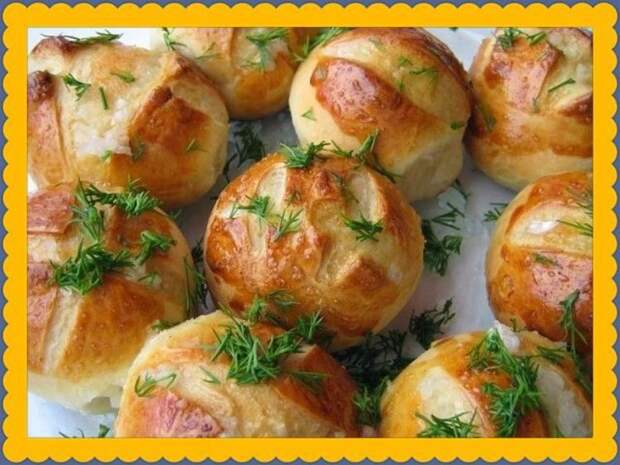 Пампушки с чесноком к борщу - вкусно и просто