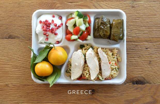 Греция ланч, обед, рацион, школа, школьный обед