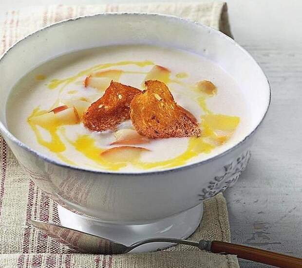 Крем-суп из белой репки
