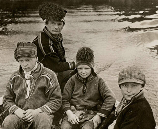 Саами из Лапландии, ок.1926 г.
