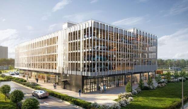 Торгово-деловое здание с наземным паркингом появится в Коммунарке