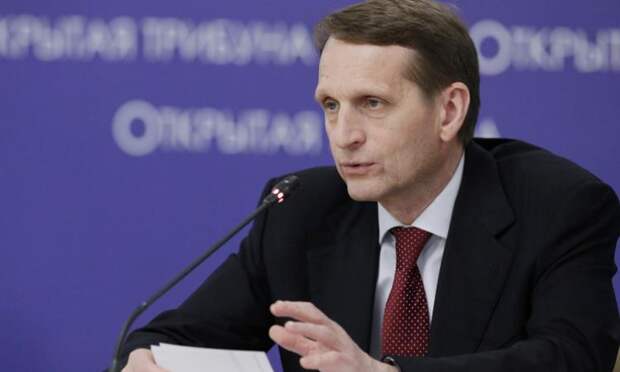 Нарышкин: Запад начал новую пропагандистскую кампанию против России