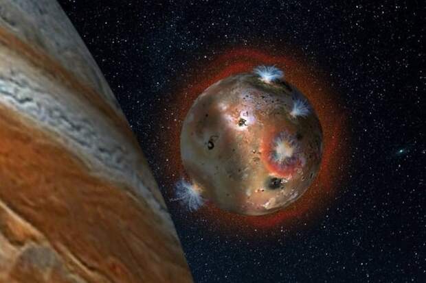 Аномальное небесное тело: спутник Юпитера Ио.