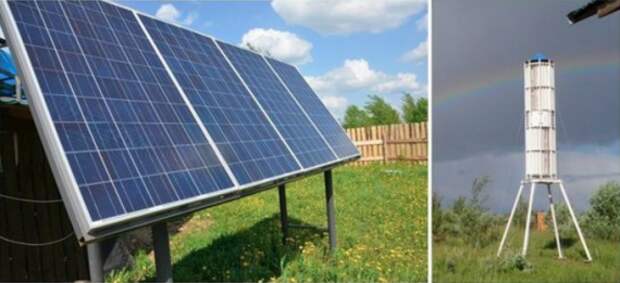 солнечные панели и ветряк: Органические фермы, экофермы, городские фермы,