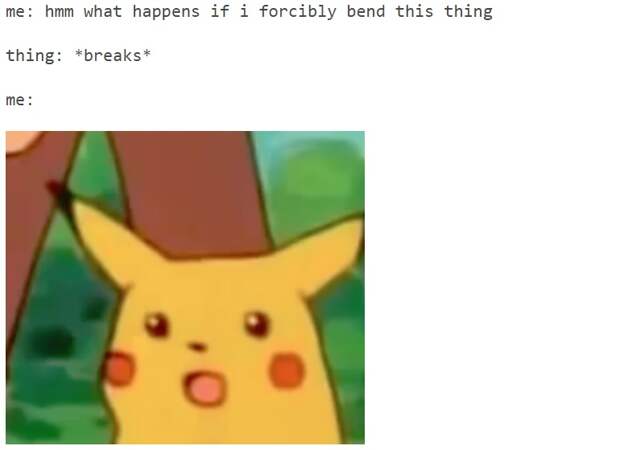 Удивлённый Пикачу