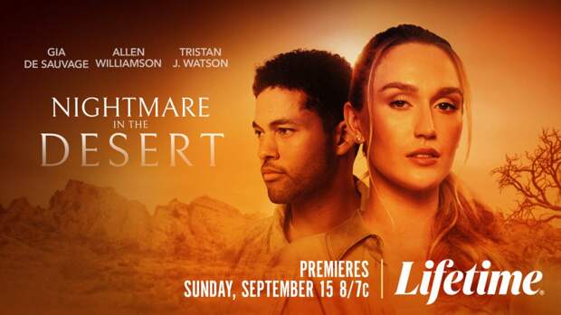Lifetime Key art for Nightmare in the Desert.