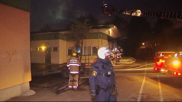 Several fires were started across Stockholm.