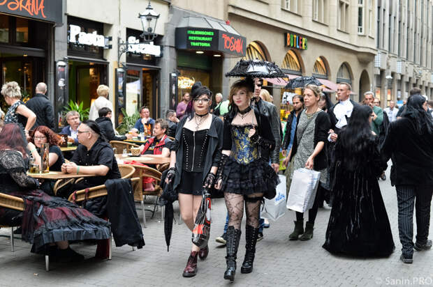 Wave Gotik Treffen 2015 in Leipzig готика, девушки, костюмы, панки, фестиваль