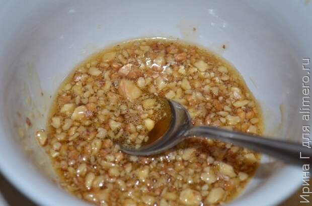 запеченные яблоки с медом и орехами
