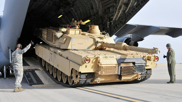 Американский танк M1A2 Abrams, архивное фото