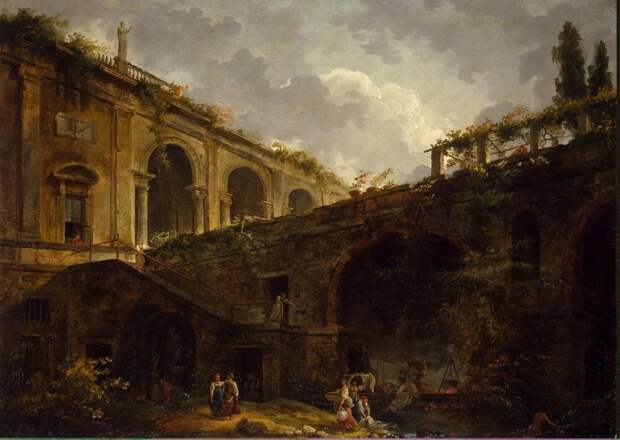 Robert Hubert - Villa Madama near Rome - GJ-5649