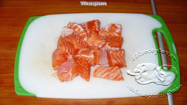 Шашлычки из сёмги