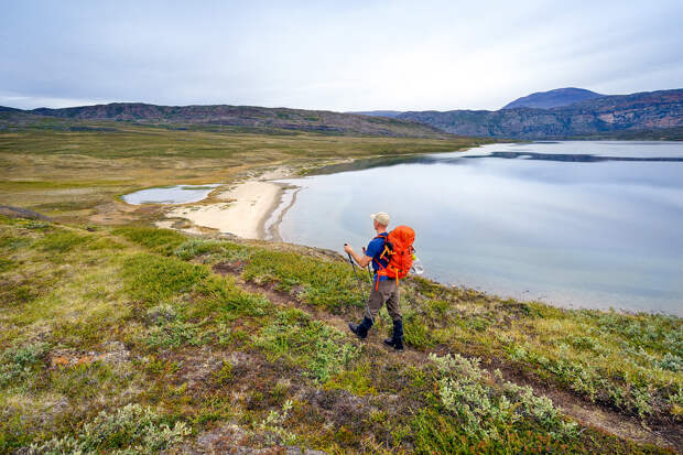 ho's Up For a Swim? Arctic Circle Trail Beach