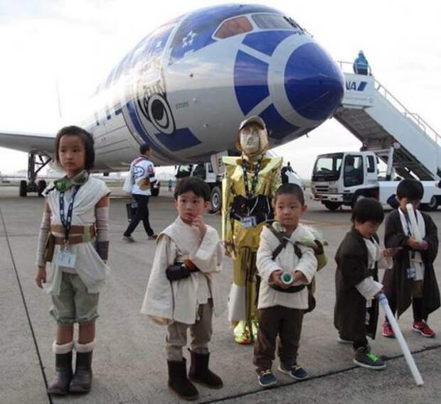 В Японии выполняют авиарейсы для фанатов Star Wars (13 фото)