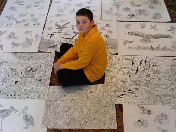 Вызов профессиональным художникам от 11 летнего ребенка дети, художник, юный