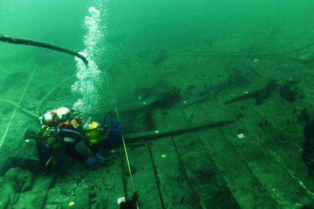 У побережья Дании обнаружили огромный затонувший корабль возрастом 600 лет