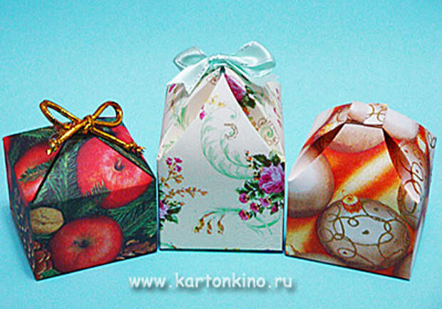 Подарочные коробочки. Мастер-класс
