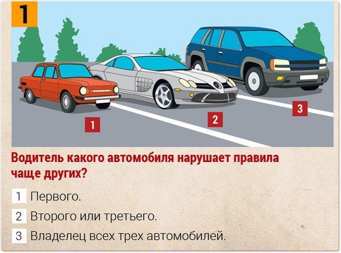 Шуточный тест на знание ПДД Шуточный тест на знание ПДД
