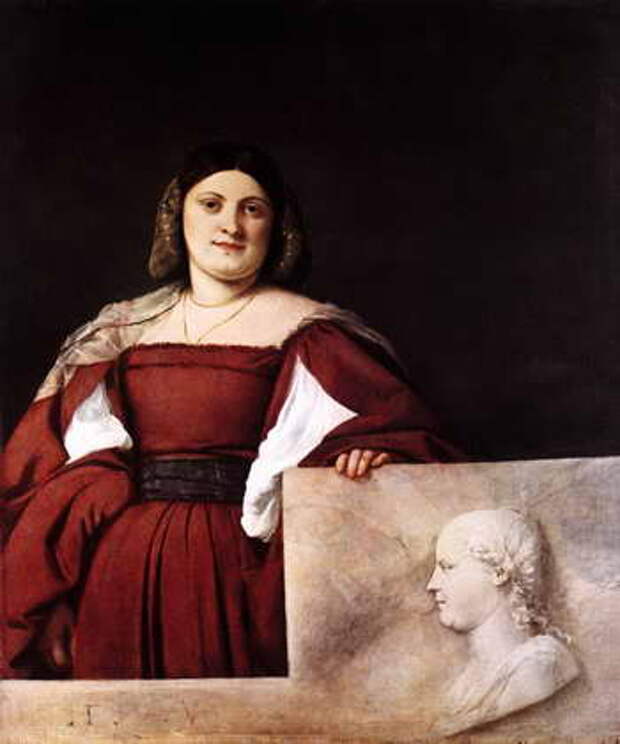 Тициан. Портрет дамы (Ла Скьявона)
