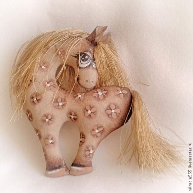 Гламурная кофейная лошадка к Новому году. Шьем текстильную игрушку (4) (635x635, 151Kb)