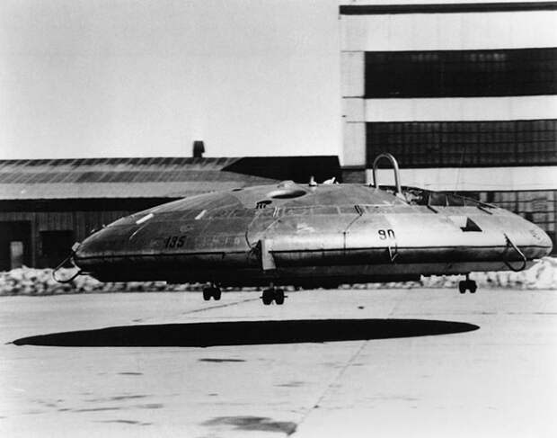 Летающая тарелка под названием - VZ-9-AV Avrocar от компании Avro Aircraft Ltd.