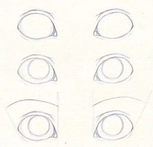 Как рисовать глаза легко для детей