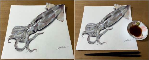 Реалистичные 3D-рисунки от художника-самоучки из Японии