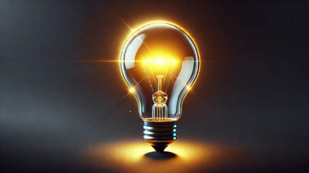 Лампочка. Свет. Электричество / Изображение сгенерировано ChatGPT / amic.ru