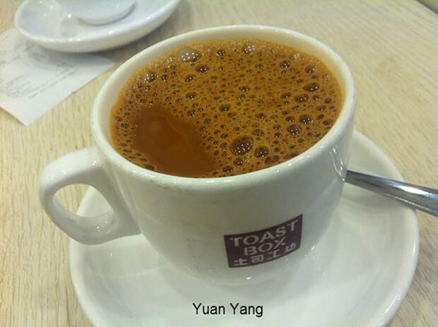 14. Yuan Yang (Гонконг) еда, кофе, рецепты