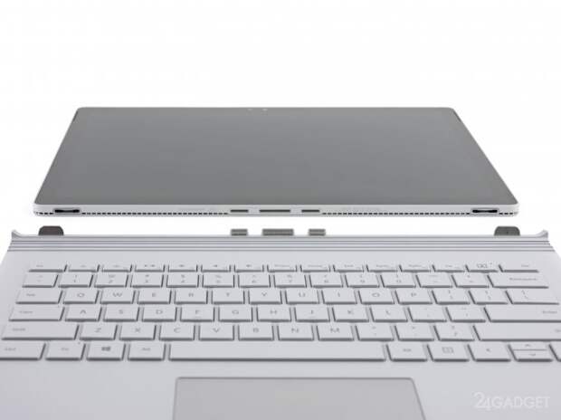 Специалисты iFixit заглянули внутрь ноутбука Microsoft Surface Book (43 фото + видео)