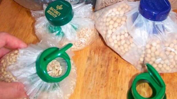 4. Сделайте вакуумные мешки для хранения сыпучих продуктов 4. Сделайте вакуумные мешки для хранения сыпучих продуктов быт, дом, лайфхаки, эко