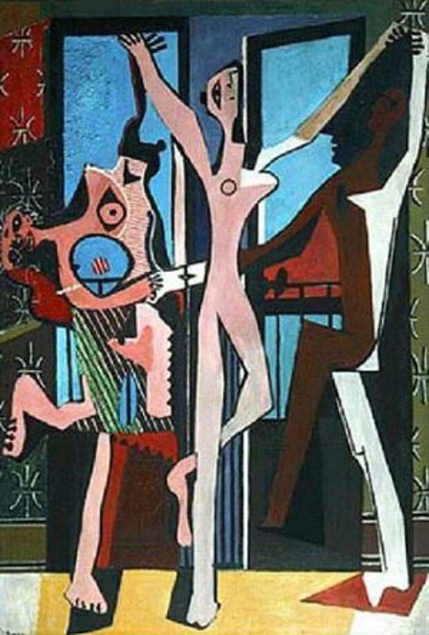 Пабло Пикассо. Три танцора. 1925 год
