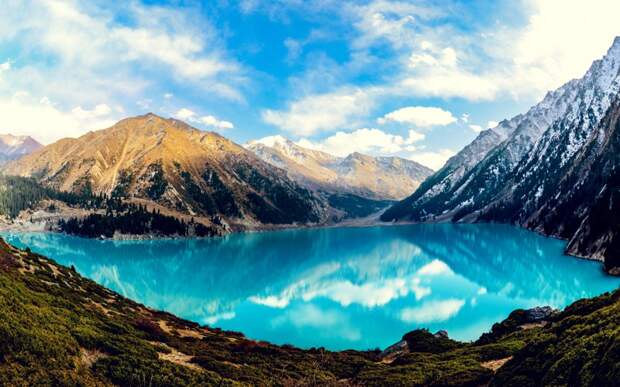 Большое алматинское озеро алматы, ссср