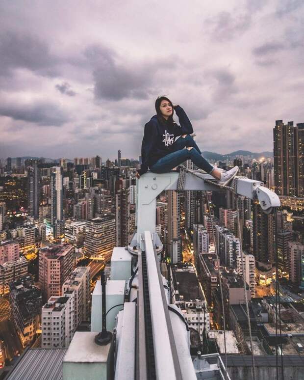 Головокружительные снимки Гонконга, сделанные с высоты фантастических небоскребов 