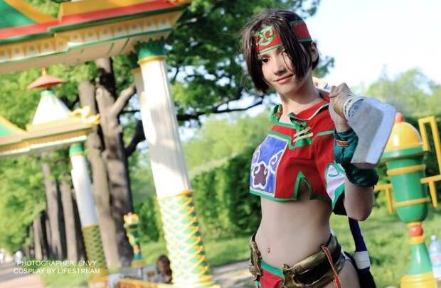 косплей девушки на игру Soulcalibur