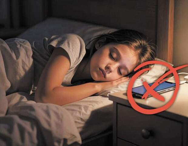 Во время сна мобильный телефон не должен быть рядом