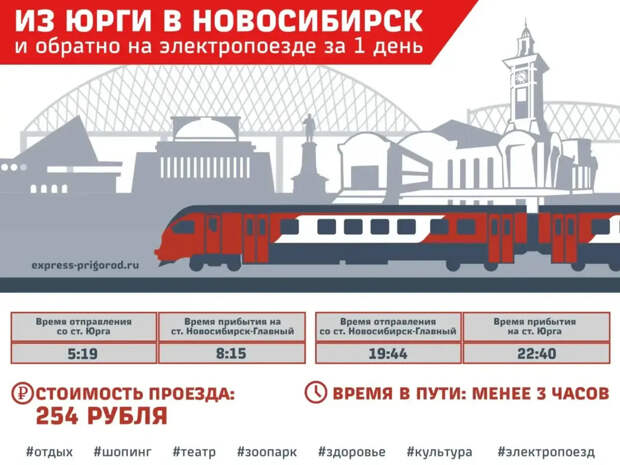 Расписание пригородных поездов в Новосибирской области: изменения с 29 марта