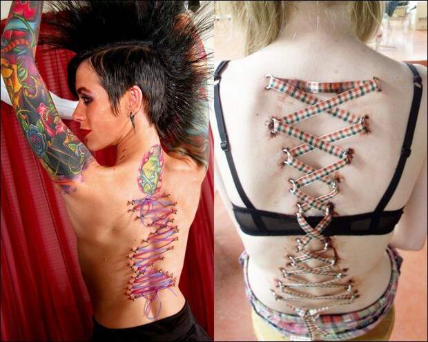 Странно корсет piercing4
