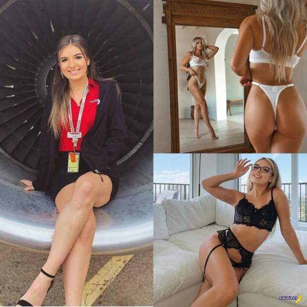 Раздеваем стюардесс! ✈️ - 16 Раздеваем стюардесс! ✈️ - 16
