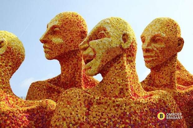 Невероятные цветочные скульптуры на параде Bloemencorso Zundert (4)