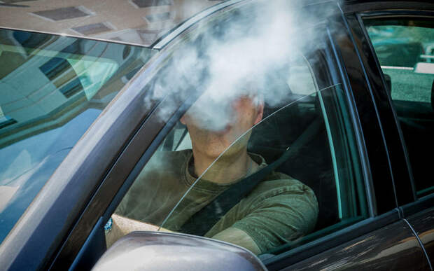 О курении в машине