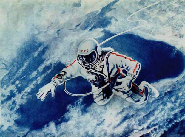 50 лет назад Алексей Леонов первым вышел в открытый космос