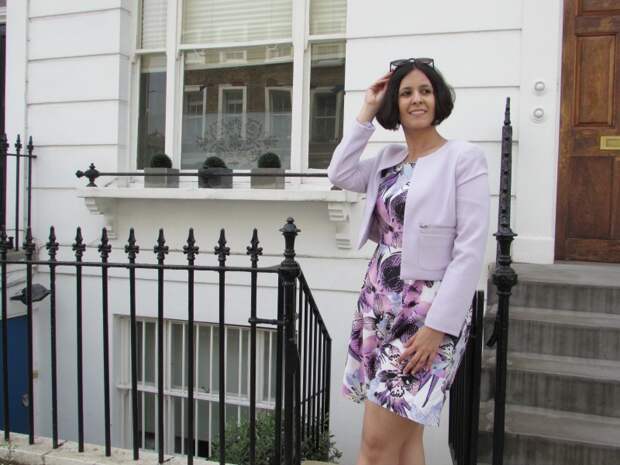 Lavender dress and blazer Lavender dress and blazer