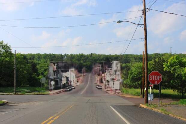 Города-призраки на карте мира. Часть 6: Сентрейлия, штат Пенсильвания, США город, город-призрак, заброшенное, сша