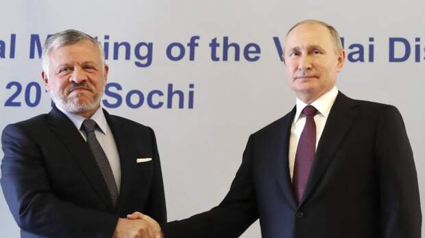 Путин назвал Иорданию важным партнером России на Ближнем Востоке
