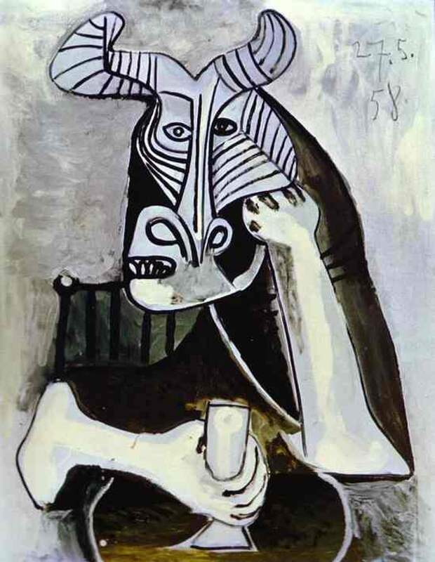 Пабло Пикассо. Король Минотавров. 1958 год