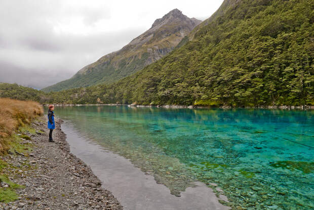 Голубое озеро, Новая Зеландия