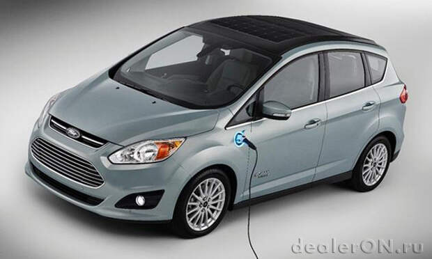 Ford добавил электрическому концепту C-Max солнечные элементы